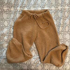 SKIMS Tan Teddy Jogger Sz S/M